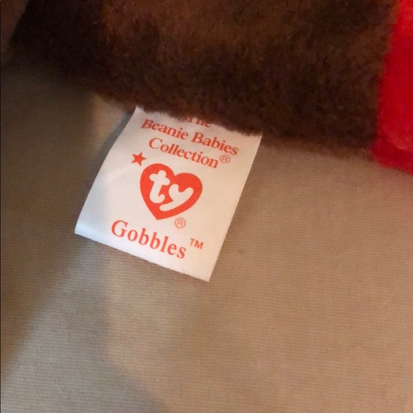 Gobbles the Turkey Ty The Beanie Babies Collection - Picture 7 of 8